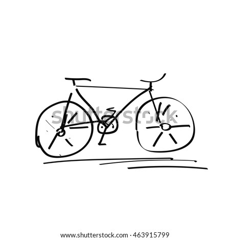 Bicycle Handdrawn Sk