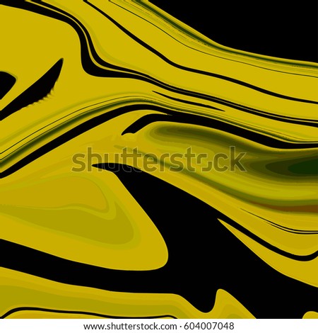Abstract Marbling background. Template of vectorized texture, mixture of paints.