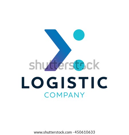 Logistic Logo Stock Vector 450610633 - Shutterstock