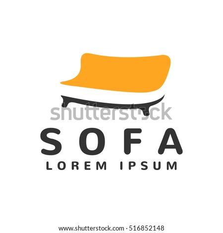 Furniture Vector Logo template. Appointment Logo template. Appointment icon. Furniture store logo. Furniture design. Furniture isolated. Sofa isolated. Sofa interior. Sofa icon.