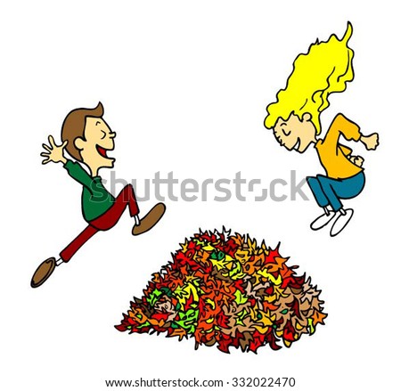 Pile Of Fall Leaves Stock Vectors & Vector Clip Art | Shutterstock