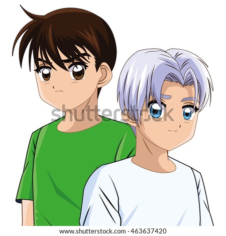 Anime Cute Boy Cartoon