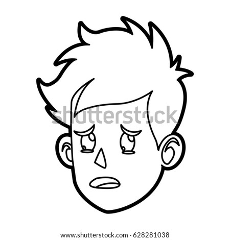 Sad-boy-outline Stock Images, Royalty-Free Images & Vectors | Shutterstock