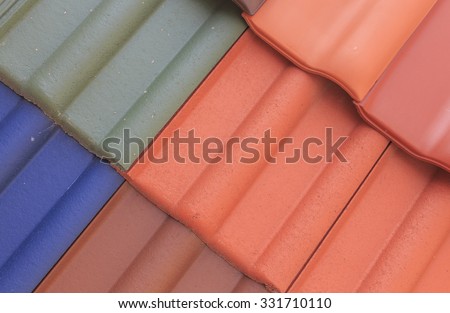 roof shingles. flexible texture tiles for roofing/colored flexible texture tile roof house closeup