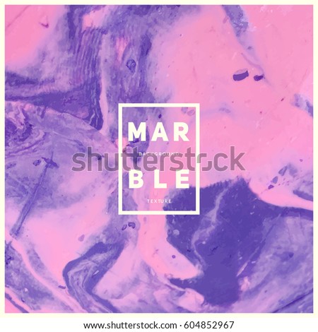 Marble texture background. VIolet and pink colors mixed. Modern artistic backdrop. Eps10 vector.