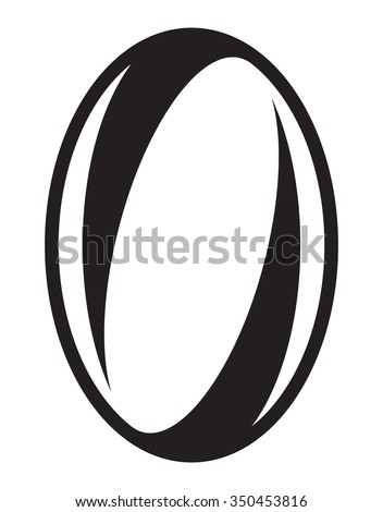 Rugby ball vector illustration