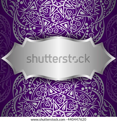 purple silver background