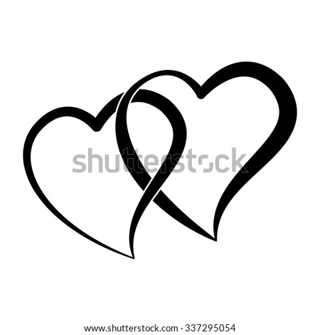 Two Hearts Vector Stock Images, Royalty-Free Images & Vectors ...