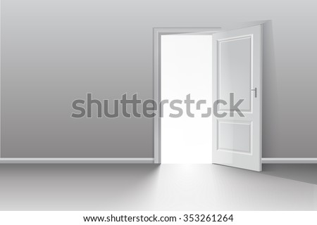 Open Door Black And White Open Door Black And White