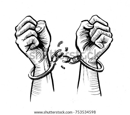 Hand Broken Chains Stock Images, Royalty-Free Images & Vectors
