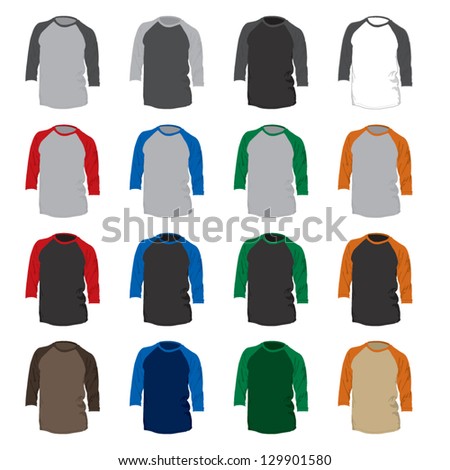 Vector Set 16 Different Colored Baseball Stock Vector 129901580 ...