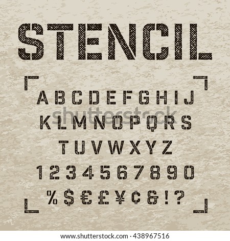 stencil letters