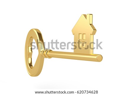 Gold House Key Gold House Key