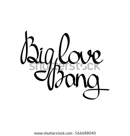 calligraphy love big Lettering Quote Calligraphy Stock Love Always Handwritten