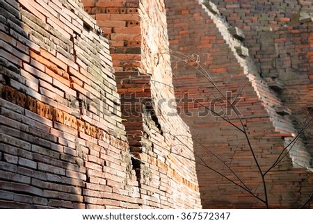Traditional brick oven (brick kiln) in Sadec, Dong Thap province, Vietnam