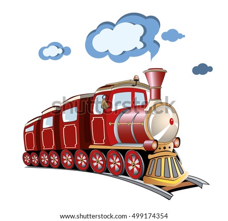 to draw how cartoon smoke Images, & Cartoon Free Stock Royalty Images Vectors Train