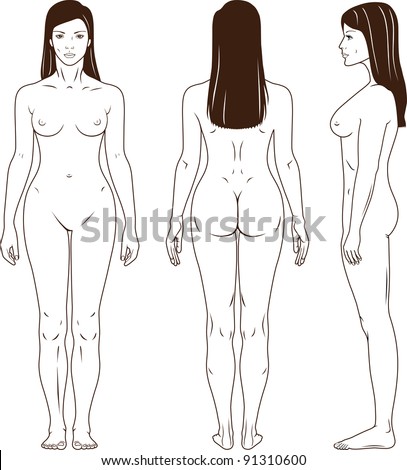 nude front back and side amateur three some nude