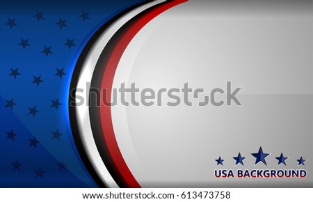 USA Flag, Vector background for Independence Day and other events