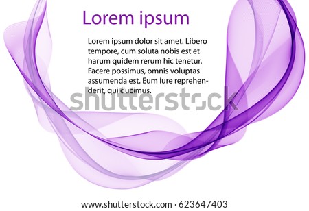 Abstract background with purple waves