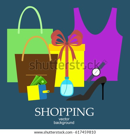 Women Bags Sale Banner Trendy Fashion Stock Vector 462023167 - Shutterstock