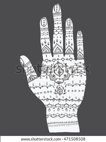 Ornate Hands Old School Tattoo Old Stock Vector 398909176 - Shutterstock