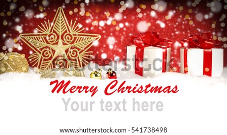 merry christmas banner