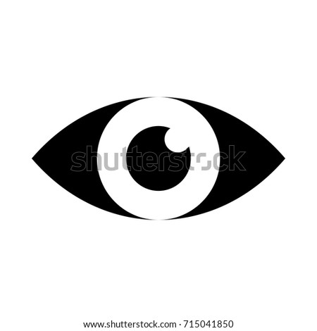 Vector Eye Icon Pupil Eye Symbol Stock Vector 646581205 - Shutterstock