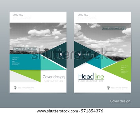 vector brochure flyer template layout a4 stock vector 571854376 flyer or flier pamphlet
