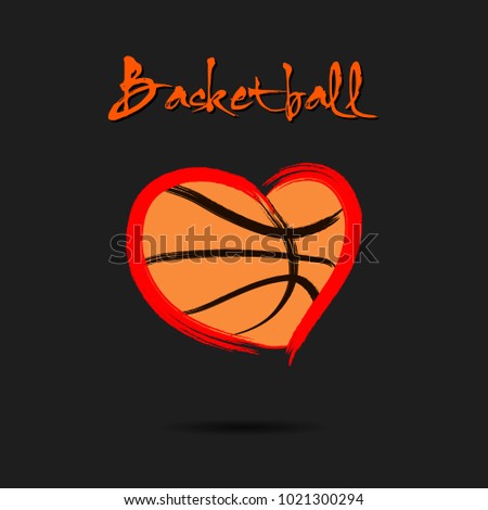 Basketball Heart Stock Images, Royalty-Free Images & Vectors | Shutterstock