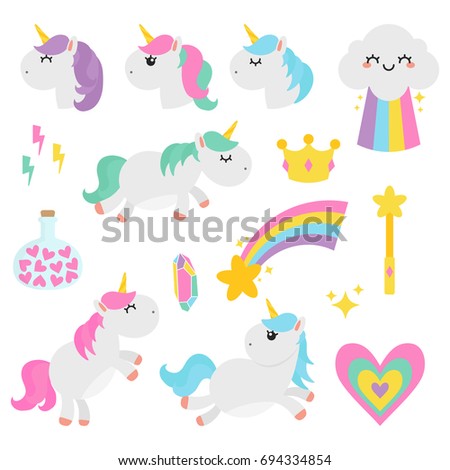 Unicorn Head Seamless Pattern Colorful On Stock Vector 638614018 ...