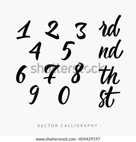 Handwritten Numbers Stock Images, Royalty-Free Images & Vectors ...