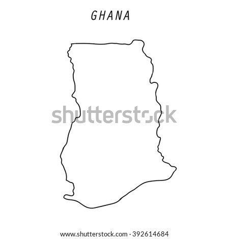 Ghana Outline Stock Photos, Images, & Pictures | Shutterstock