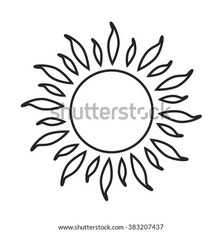 Sun Line Drawing Stock Images, Royalty-Free Images & Vectors | Shutterstock