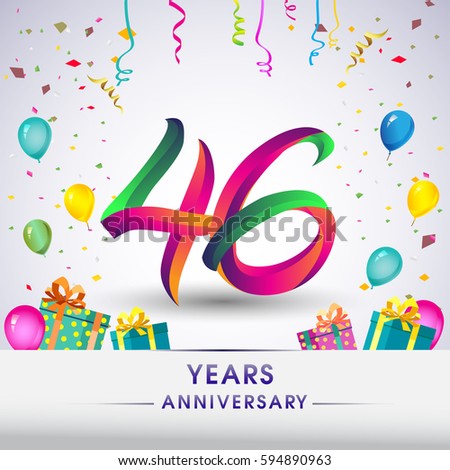 46th Birthday Stock Images Royalty Free Images Vectors 