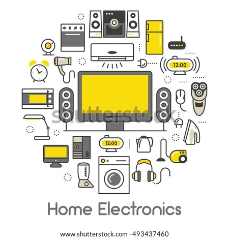 electronics home vector Free Images, Images Royalty Vectors Electronic Stock &