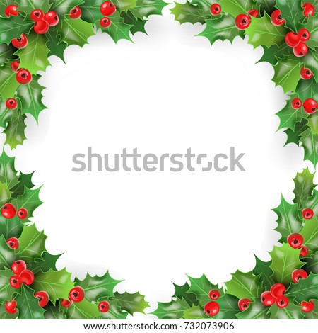 christmas frame template