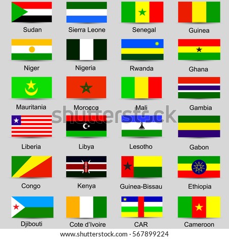flags of different countries with their names pdf