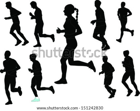 Long Distance Runner Stock Vectors & Vector Clip Art | Shutterstock