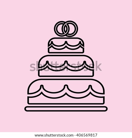  Wedding Cake Icon  Stock Images Royalty Free Images 