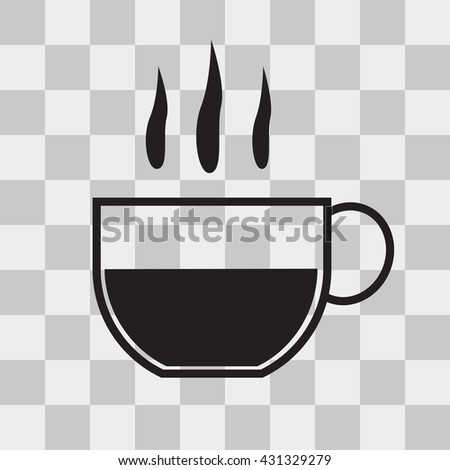 Coffee Cup Icon Illustration On Transparent Background Coffee Cup Icon Illustration On Transparent Background