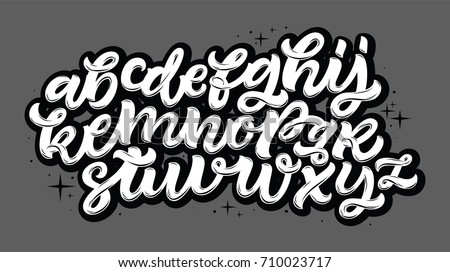 banner with cursive font Vectors & Images, Royalty Free Images Letters Stock