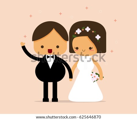 presentation wedding vector Design Couple Stock Vector Illustration Wedding Wedding