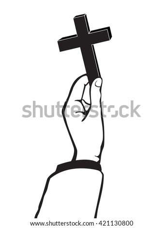 Hand Holding Cross Stock Images, Royalty-Free Images & Vectors ...