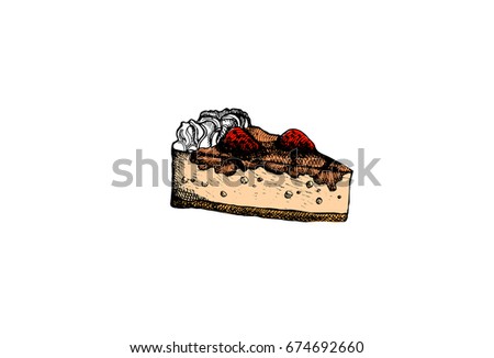 Cartoon Cheesecake Stock Images, Royalty-Free Images & Vectors
