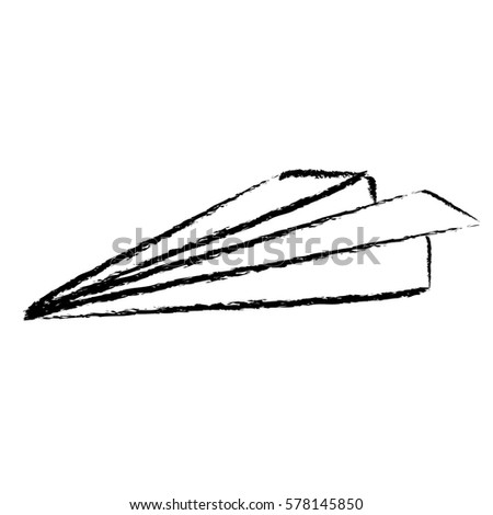 Paper Plane Sketch Stock Illustration 578145850 - Shutterstock