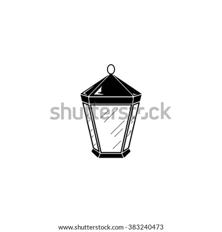 Lantern icon. Simple illustration.