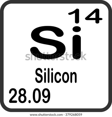 Periodic Table Elements Silicon Stock Vector 379268059 - Shutterstock Periodic Table Elements Silicon Stock Vector 379268059 - Shutterstock