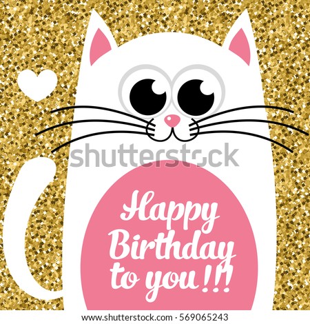 Cute creative cards templates with Happy birthday theme design. Hand Drawn card for birthday, anniversary, party invitations, scrapbooking. Vector illustration
