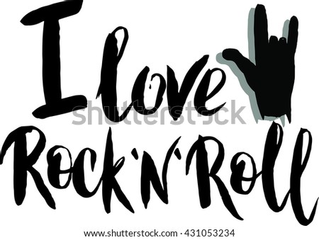 I Love Rock And Roll Stock Images, Royalty-Free Images & Vectors ...