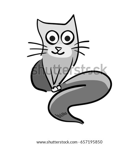 Illustration Nice Cat Box Stock Vector 138490124 - Shutterstock